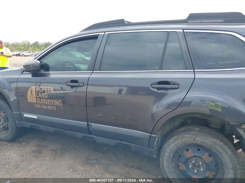 2011 Subaru Outback 2.5I VIN: 4S4BRCAC1B1363487 Lot: 40357157