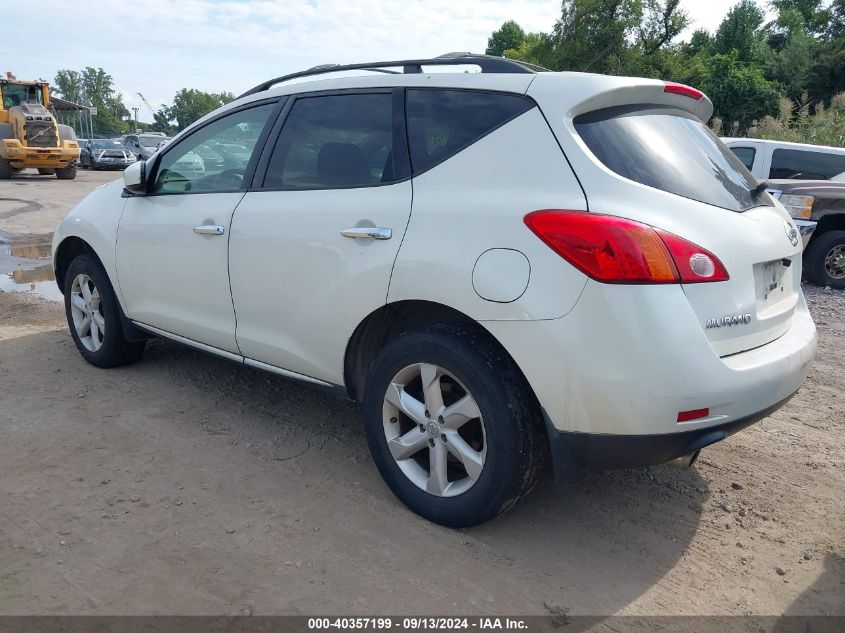 2009 Nissan Murano S VIN: JN8AZ18W89W207212 Lot: 40357199