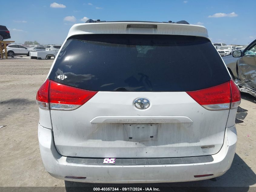 2012 Toyota Sienna Xle V6 8 Passenger VIN: 5TDYK3DC0CS236264 Lot: 40357244