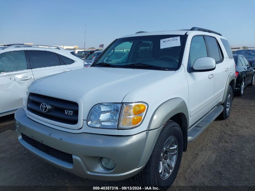 2004 Toyota Sequoia Sr5 V8 VIN: 5TDZT34A24S215465 Lot: 40357316