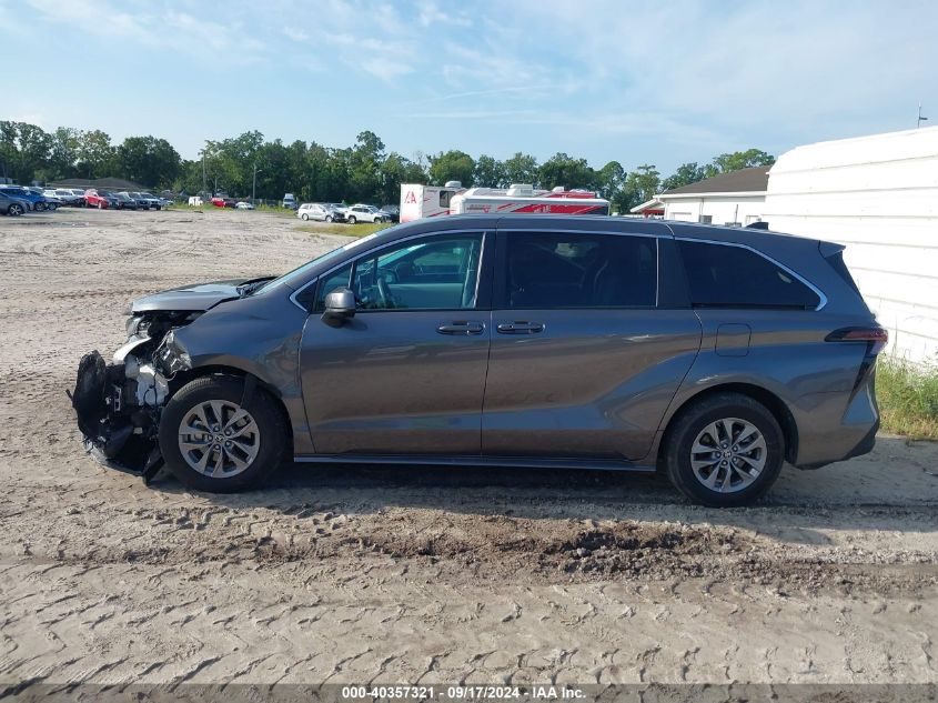 2023 Toyota Sienna Le VIN: 5TDKRKEC0PS157726 Lot: 40357321