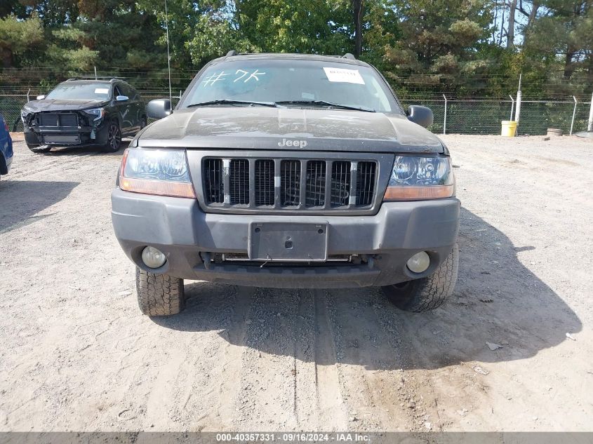 2004 Jeep Grand Cherokee Laredo VIN: 1J4GW48S24C382895 Lot: 40357331