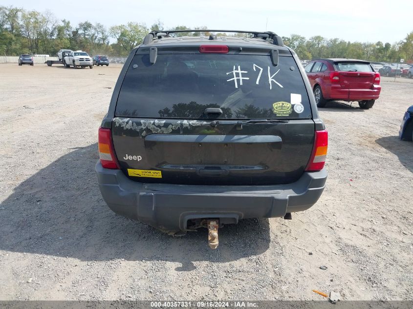 2004 Jeep Grand Cherokee Laredo VIN: 1J4GW48S24C382895 Lot: 40357331