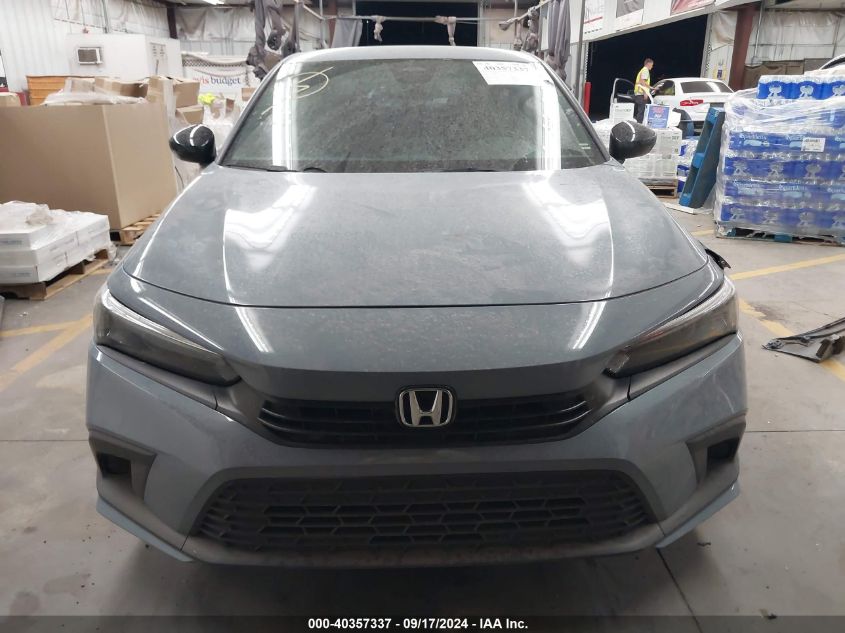 2022 Honda Civic Sport VIN: 2HGFE2F50NH582275 Lot: 40357337