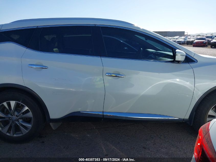 2015 Nissan Murano Sl VIN: 5N1AZ2MH2FN270229 Lot: 40357353