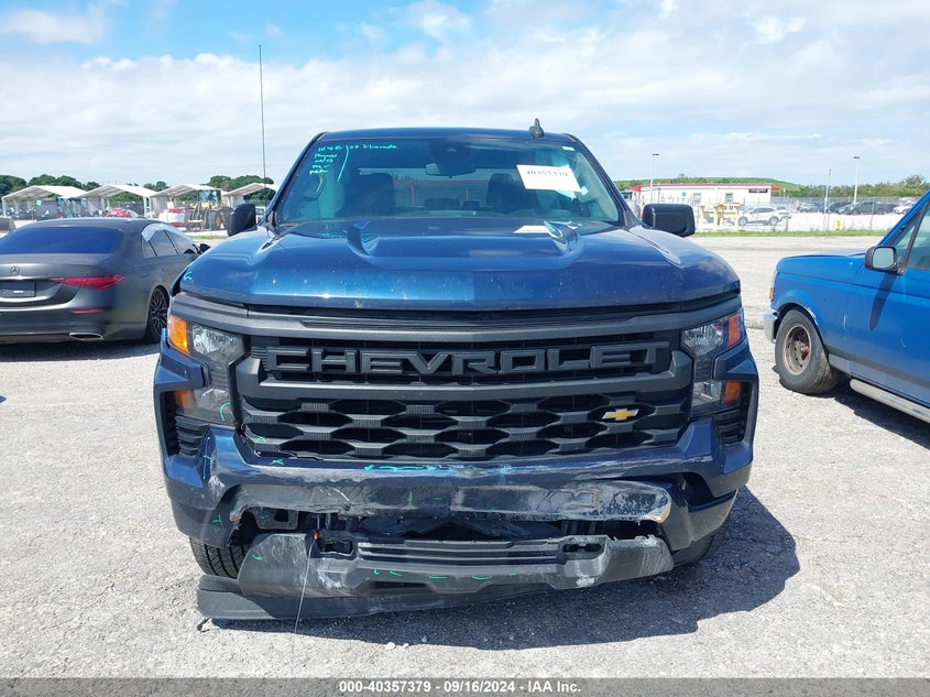 VIN 3GCPABEKXPG120850 2023 CHEVROLET SILVERADO 1500 2WD  SHORT BED CUSTOM