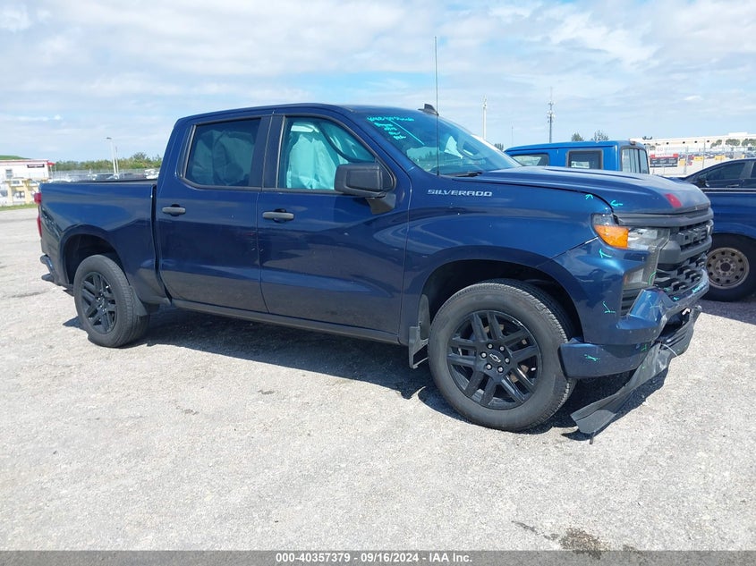 VIN 3GCPABEKXPG120850 2023 CHEVROLET SILVERADO 1500 2WD  SHORT BED CUSTOM