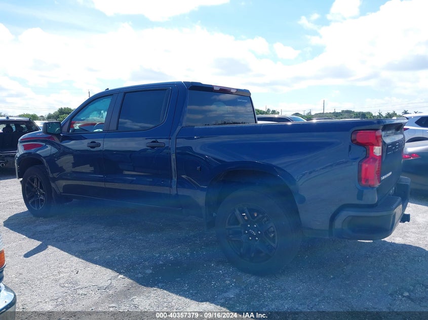 VIN 3GCPABEKXPG120850 2023 CHEVROLET SILVERADO 1500 2WD  SHORT BED CUSTOM