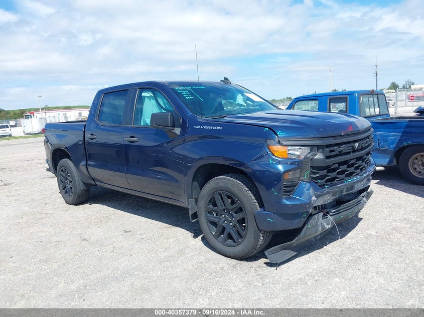 VIN 3GCPABEKXPG120850 2023 CHEVROLET SILVERADO 1500 2WD  SHORT BED CUSTOM