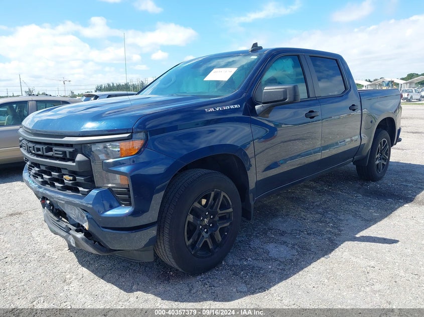 VIN 3GCPABEKXPG120850 2023 CHEVROLET SILVERADO 1500 2WD  SHORT BED CUSTOM