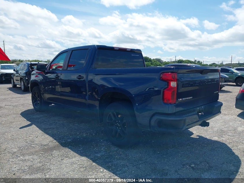 VIN 3GCPABEKXPG120850 2023 CHEVROLET SILVERADO 1500 2WD  SHORT BED CUSTOM
