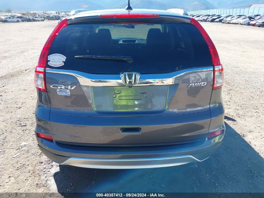 2HKRM4H77GH697278 2016 Honda Cr-V Ex-L