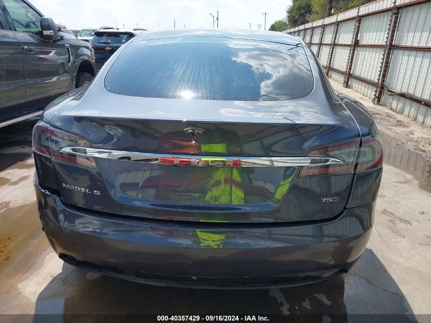 2018 Tesla Model S 100D/75D/P100D VIN: 5YJSA1E20JF294976 Lot: 40357429