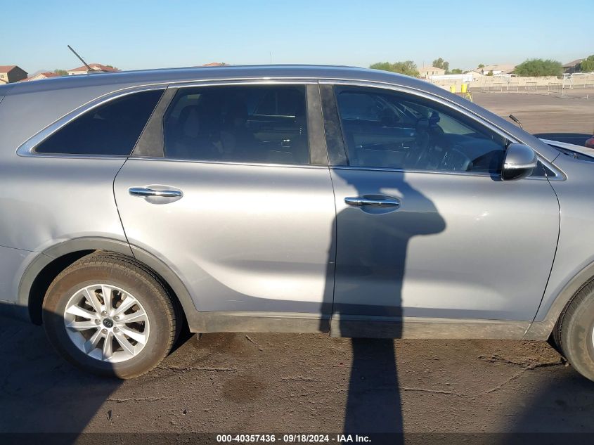 2019 Kia Sorento L/Lx VIN: 5XYPG4A36KG596206 Lot: 40357436