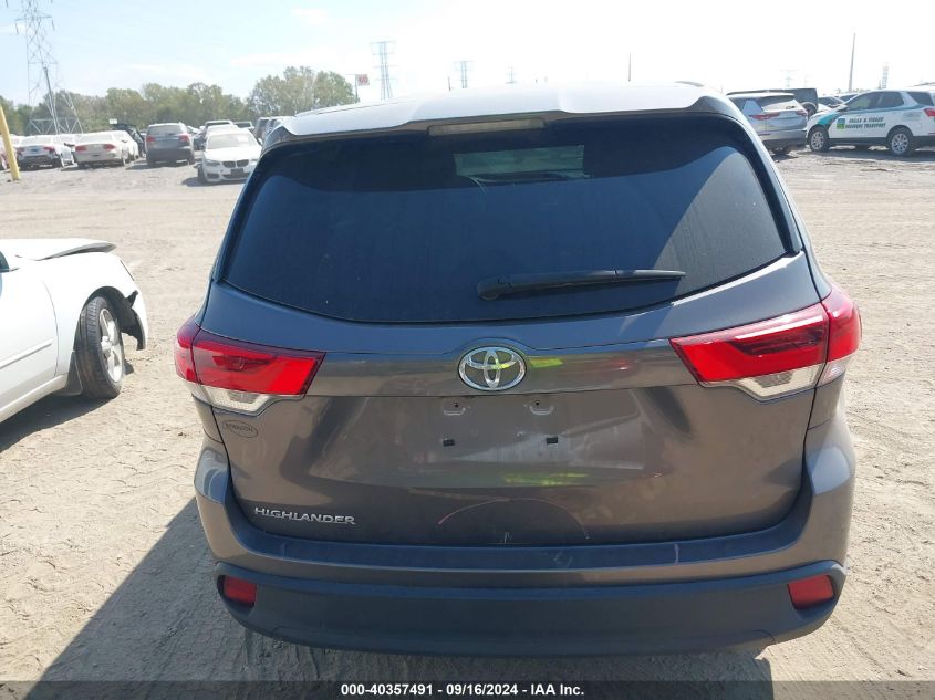 2019 TOYOTA HIGHLANDER LE - 5TDZARFH4KS044377