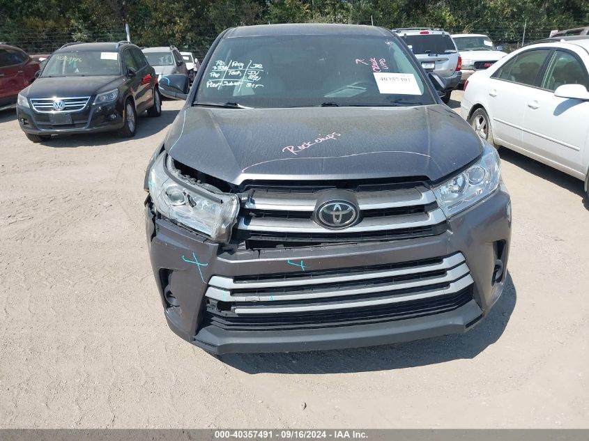 2019 TOYOTA HIGHLANDER LE - 5TDZARFH4KS044377