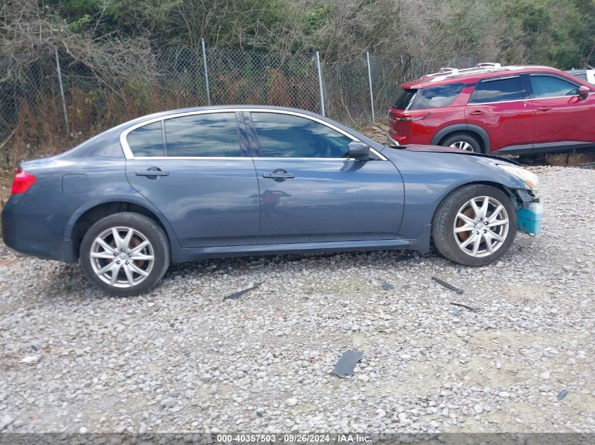 2012 Infiniti G37X VIN: JN1CV6AR5CM972160 Lot: 40357503