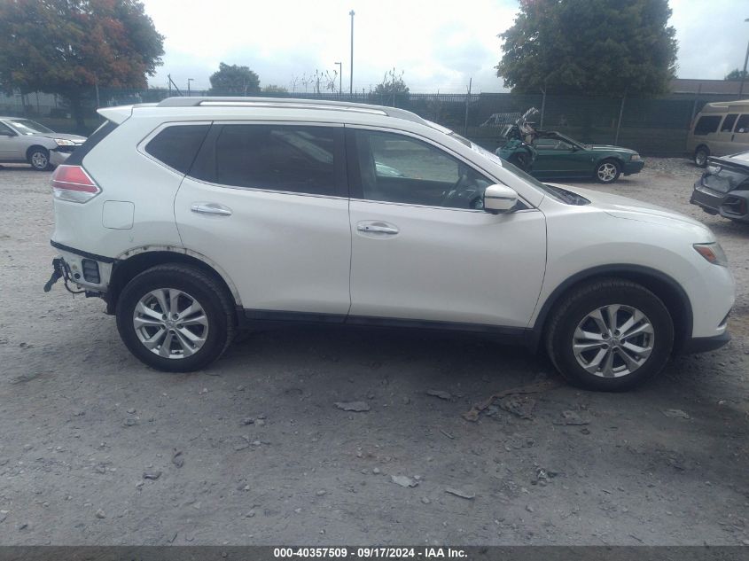 2016 Nissan Rogue Sv VIN: 5N1AT2MV2GC866266 Lot: 40357509