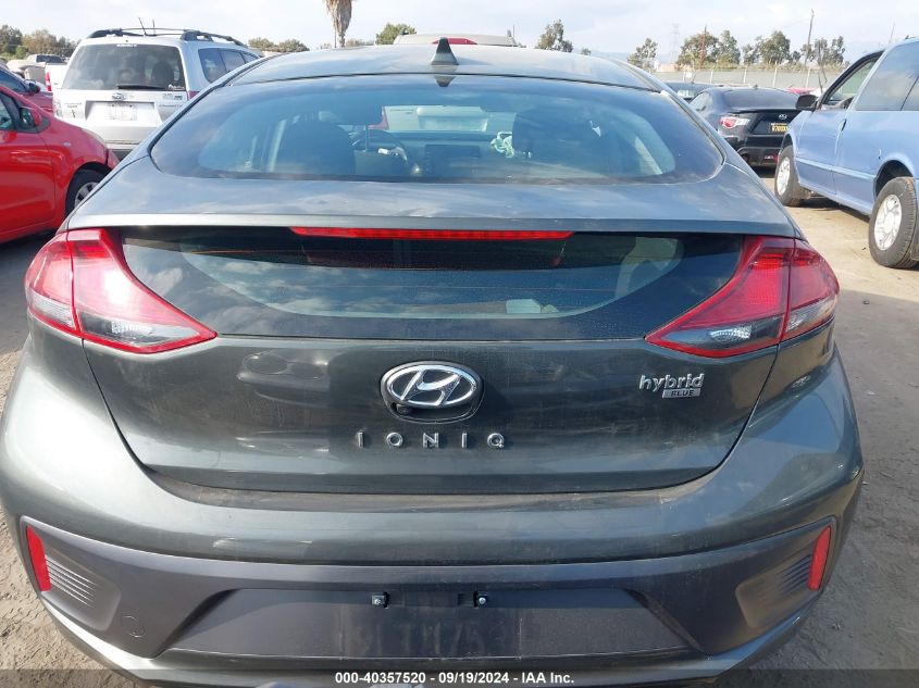 KMHC65LC2LU232316 2020 Hyundai Ioniq Hybrid Blue