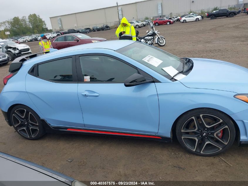 2020 Hyundai Veloster N VIN: KMHT36AH8LU006407 Lot: 40357575