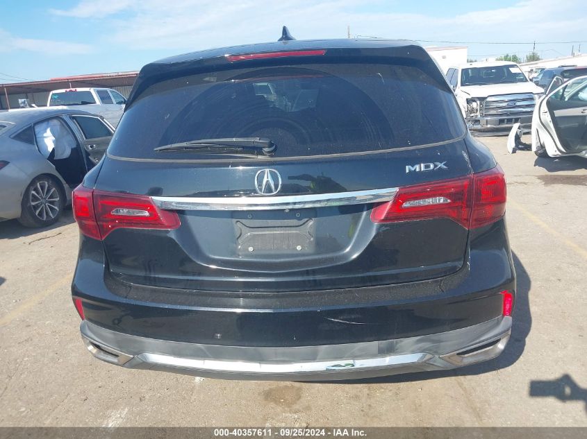 2019 Acura Mdx Standard VIN: 5J8YD3H38KL004212 Lot: 40357611