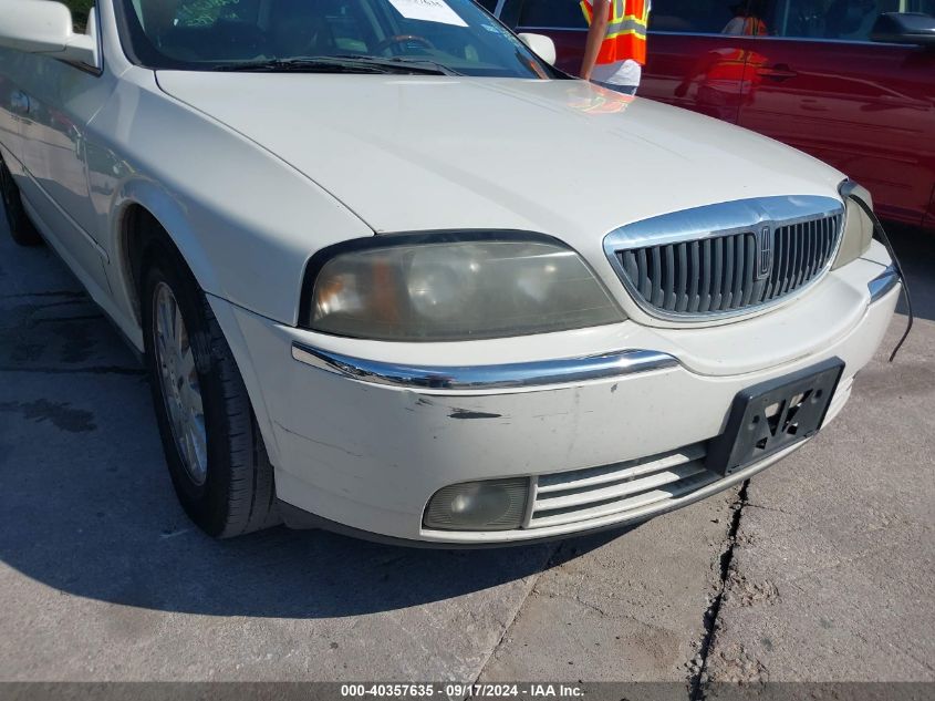 2005 Lincoln Ls V6 VIN: 1LNHM86S55Y628624 Lot: 40357635