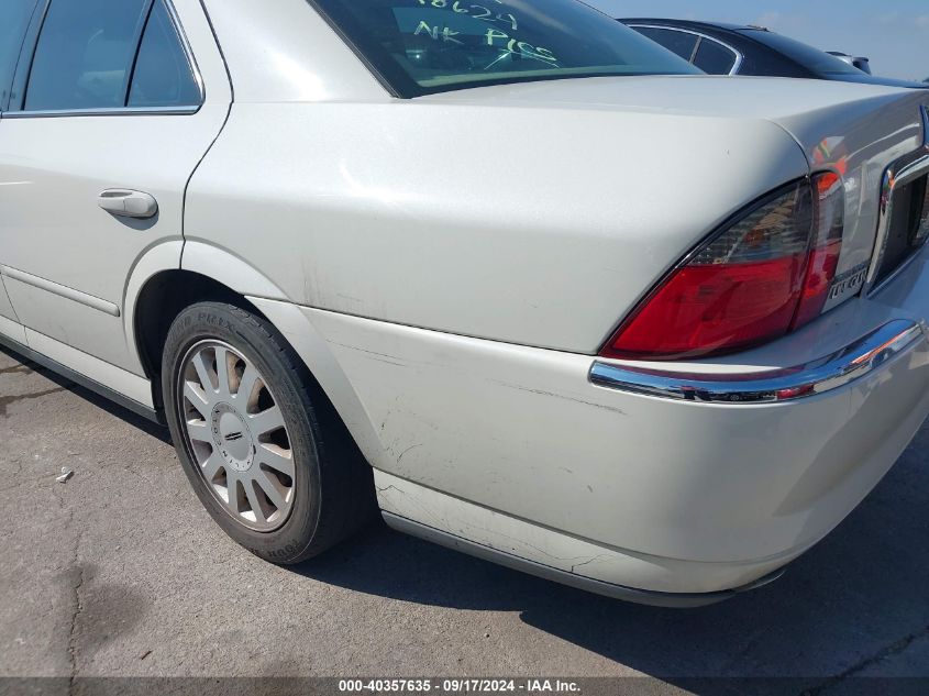 2005 Lincoln Ls V6 VIN: 1LNHM86S55Y628624 Lot: 40357635