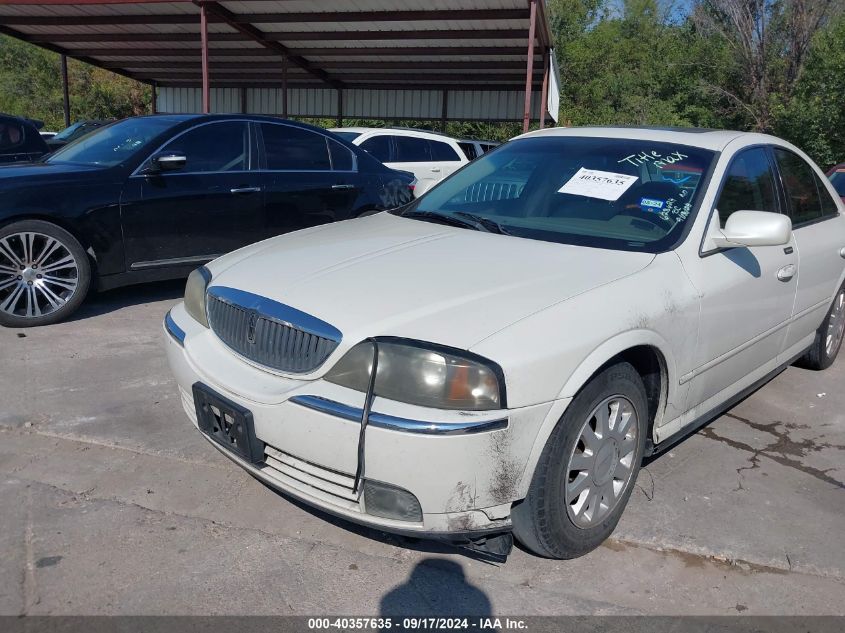 2005 Lincoln Ls V6 VIN: 1LNHM86S55Y628624 Lot: 40357635