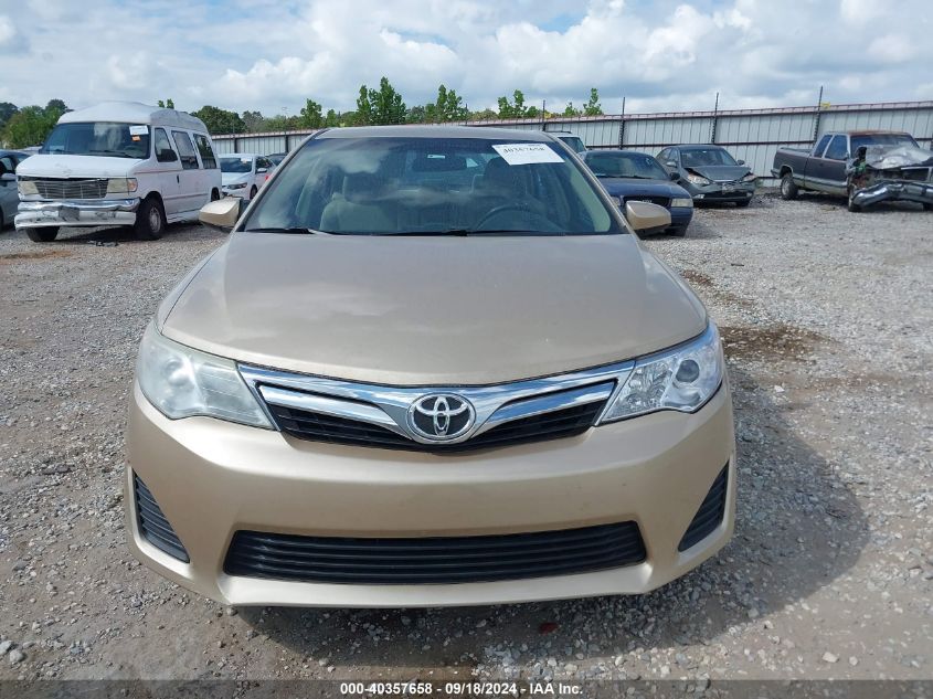 2012 Toyota Camry Le VIN: 4T1BF1FK7CU072568 Lot: 40357658