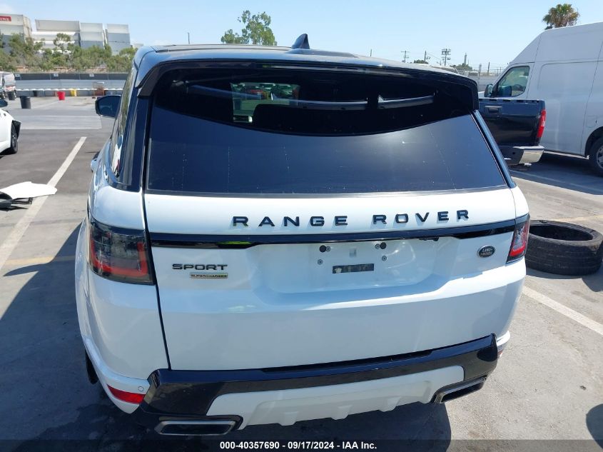 2019 Land Rover Range Rover Sport Supercharged Dynamic VIN: SALWR2RE6KA854989 Lot: 40357690