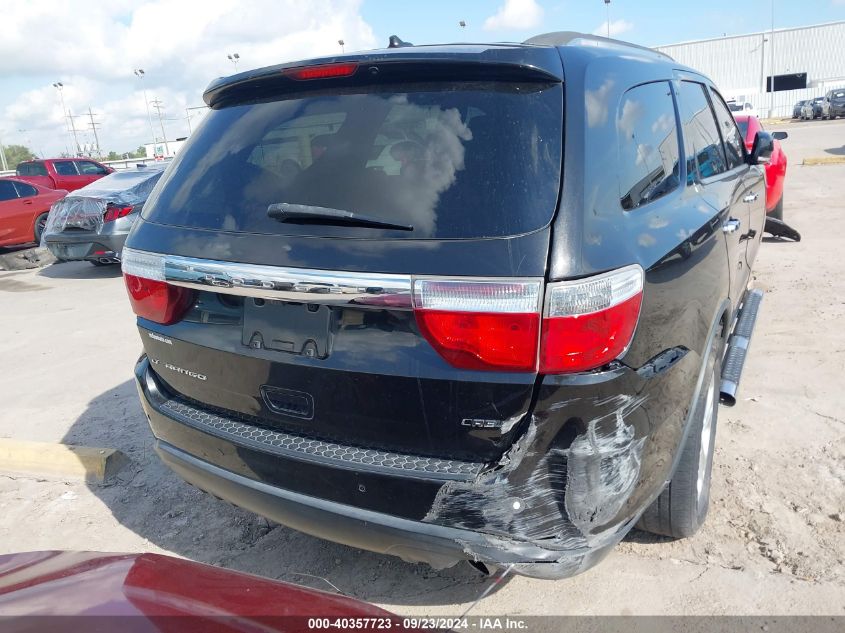 2013 Dodge Durango Crew VIN: 1C4RDHDG0DC582915 Lot: 40357723