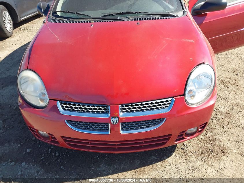 2005 Dodge Neon Sxt VIN: 1B3ES56C75D268656 Lot: 40357736