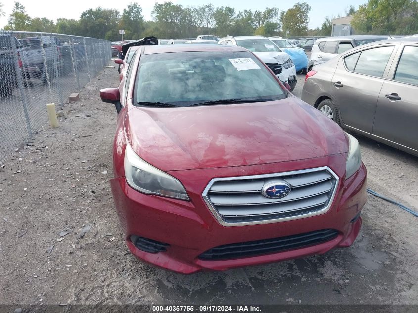 2015 Subaru Legacy 2.5I Premium VIN: 4S3BNBD63F3015393 Lot: 40357755