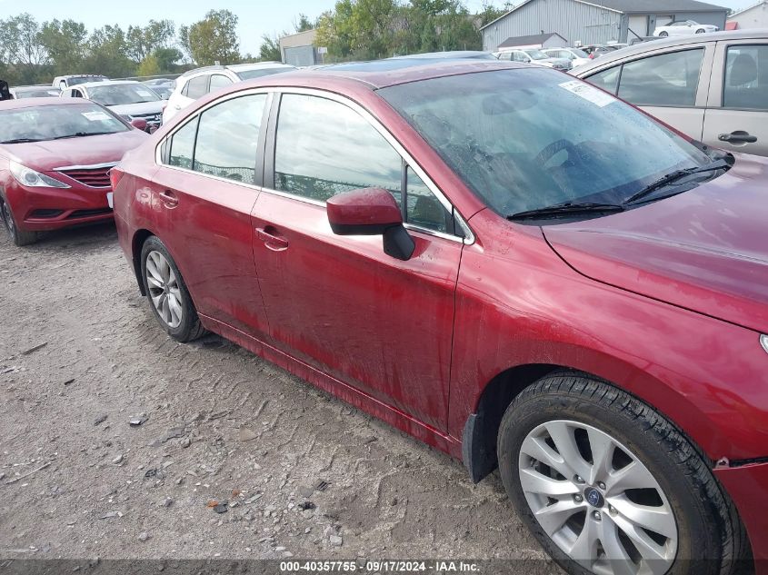 2015 Subaru Legacy 2.5I Premium VIN: 4S3BNBD63F3015393 Lot: 40357755