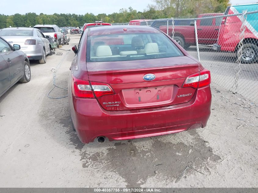 2015 Subaru Legacy 2.5I Premium VIN: 4S3BNBD63F3015393 Lot: 40357755