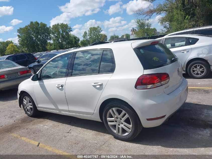 2012 Volkswagen Golf 2.5L 4-Door VIN: WVWDB7AJ8CW236537 Lot: 40357767