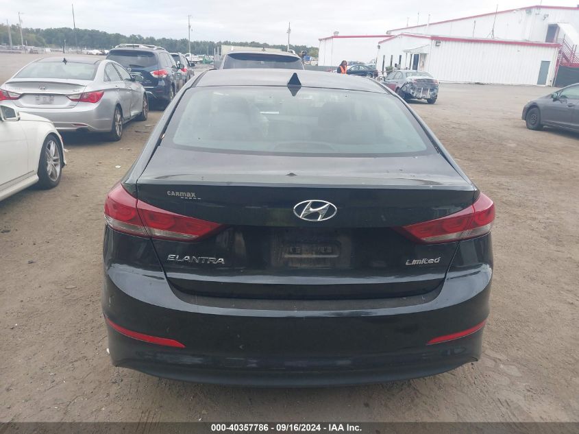 2017 Hyundai Elantra Limited VIN: KMHD84LF4HU279096 Lot: 40357786