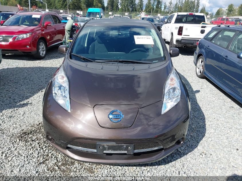 2016 Nissan Leaf Sv VIN: 1N4BZ0CPXGC305222 Lot: 40357789