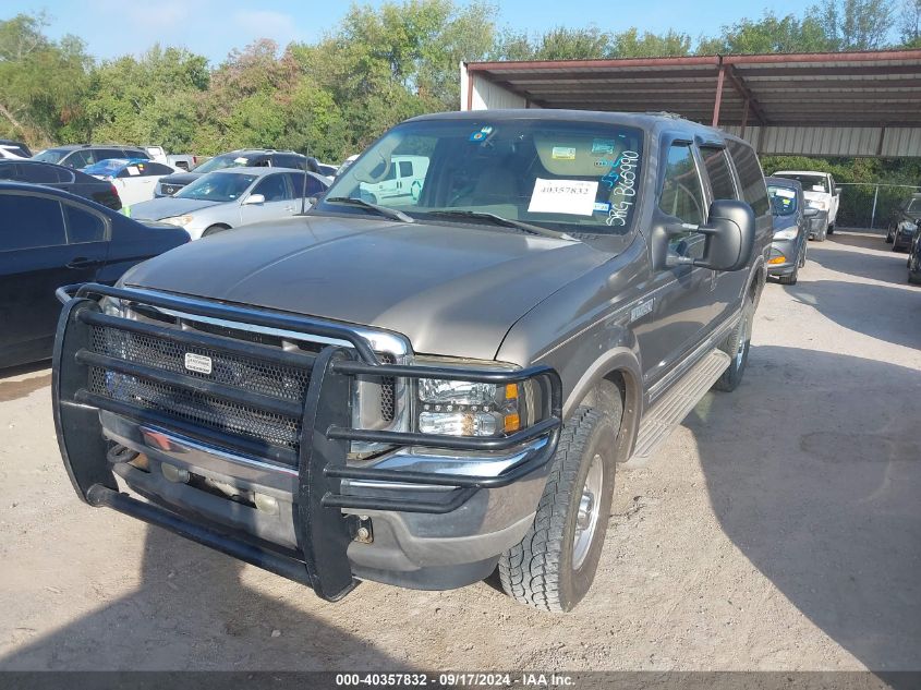 2002 Ford Excursion Limited VIN: 1FMNU43S82EB65990 Lot: 40357832