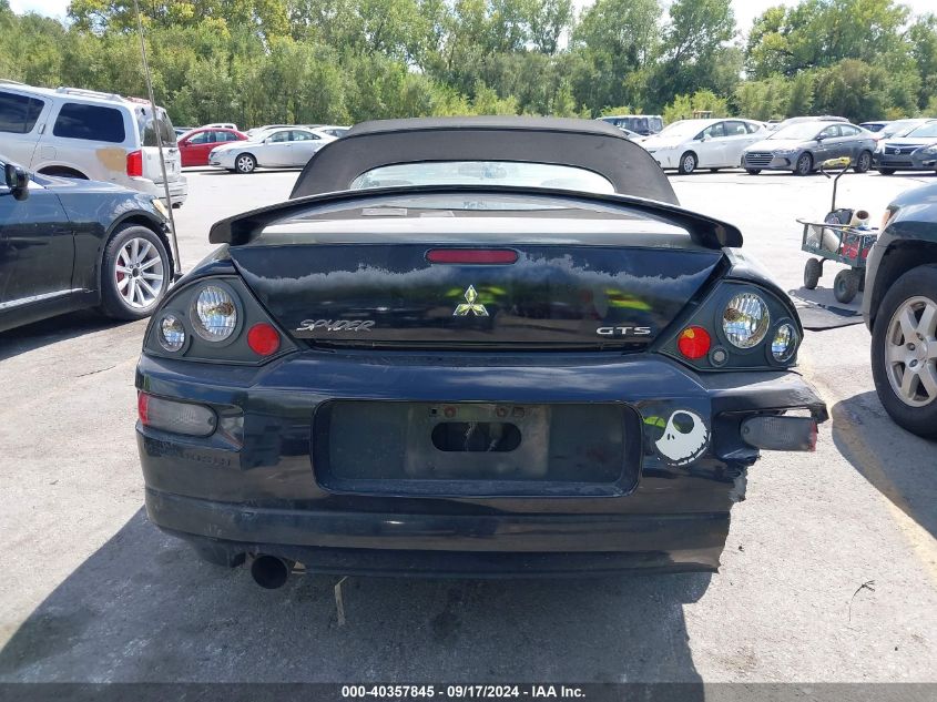 2003 Mitsubishi Eclipse Spyder Gts VIN: 4A3AE75H03E172627 Lot: 40357845