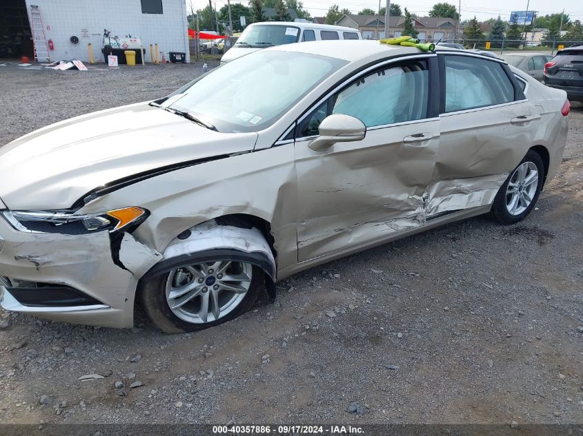 2018 Ford Fusion Se VIN: 3FA6P0HD4JR279599 Lot: 40357886