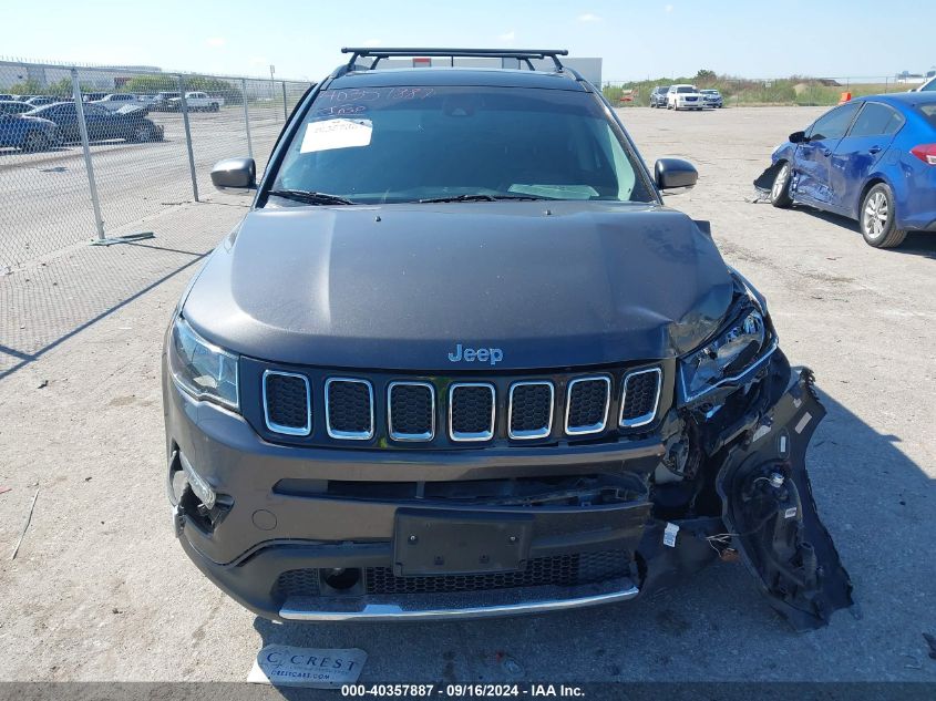 2021 Jeep Compass Limited 4X4 VIN: 3C4NJDCB8MT595616 Lot: 40357887