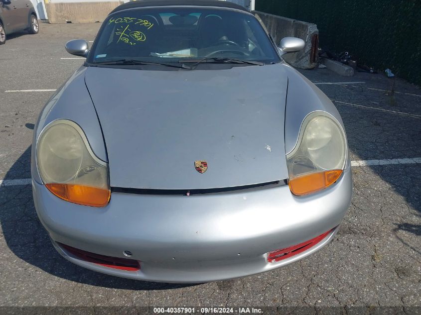 2002 Porsche Boxster VIN: WP0CA29842U623423 Lot: 40357901