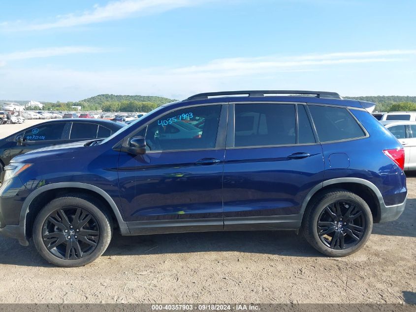 2019 Honda Passport Sport VIN: 5FNYF8H2XKB014692 Lot: 40357903