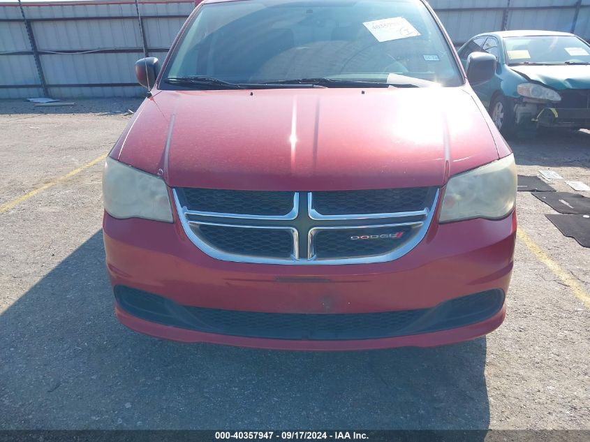 2013 Dodge Grand Caravan Se VIN: 2C4RDGBG3DR762345 Lot: 40357947