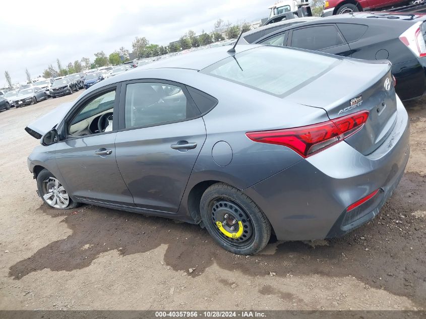 2019 Hyundai Accent Se VIN: 3KPC24A35KE076489 Lot: 40357956