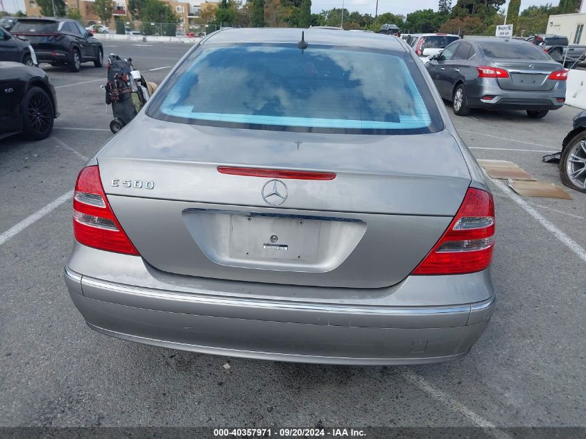 2005 Mercedes-Benz E 500 VIN: WDBUF70J25A762814 Lot: 40357971