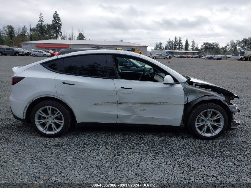 2021 Tesla Model Y Long Range Dual Motor All-Wheel Drive VIN: 5YJYGDEE7MF198819 Lot: 40357986