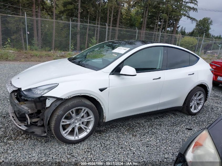 2021 TESLA MODEL Y LONG RANGE DUAL MOTOR ALL-WHEEL DRIVE - 5YJYGDEE7MF198819