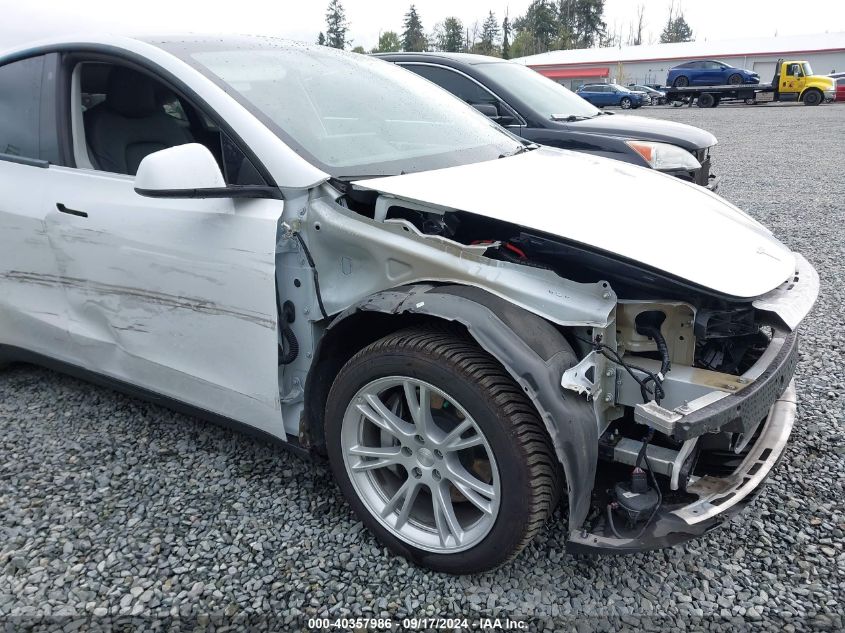 2021 Tesla Model Y Long Range Dual Motor All-Wheel Drive VIN: 5YJYGDEE7MF198819 Lot: 40357986